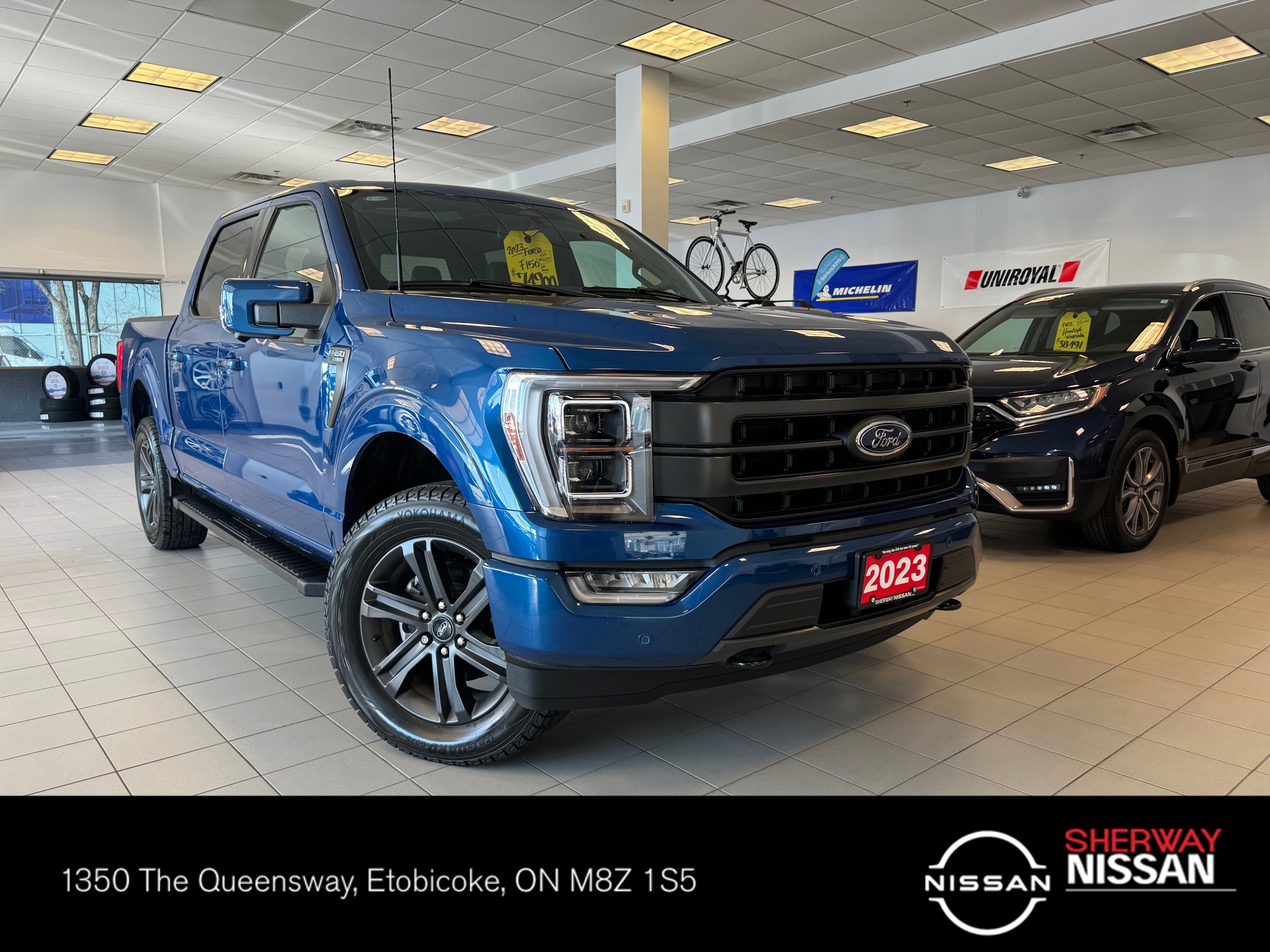 2023 Ford F-150 FORD F-150 LARIAT SPORT PKGE IN IN ARTISAN BLUE ME