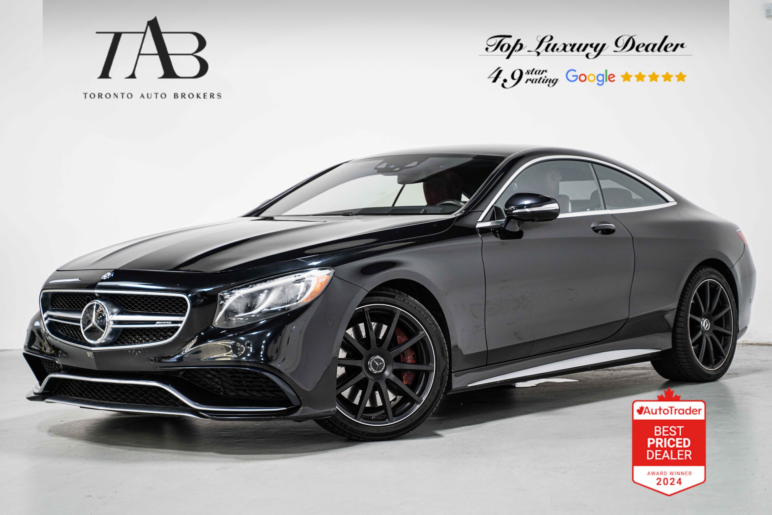 2016 Mercedes-Benz S-Class S63 AMG COUPE | EXCLUSIVE PKG | RED LEATHER | HUD