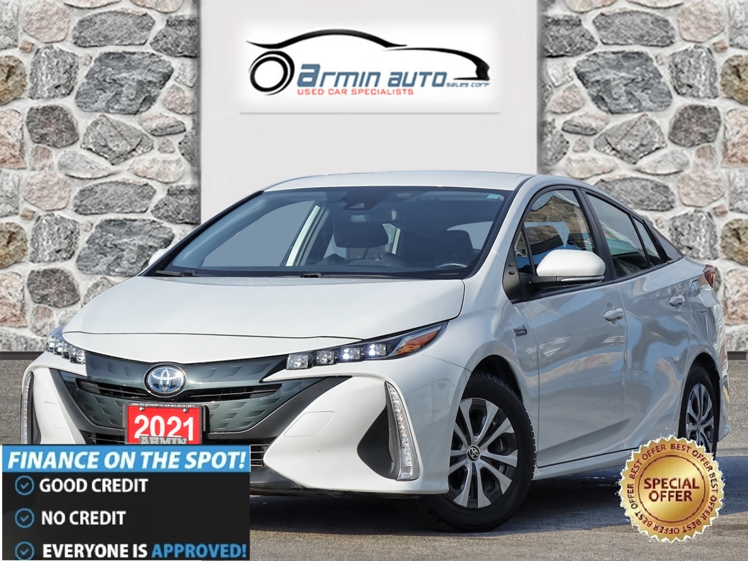 2021 Toyota Prius Prime INTEL KEY | CARPLAY | LDW | FCW | CAMERA |