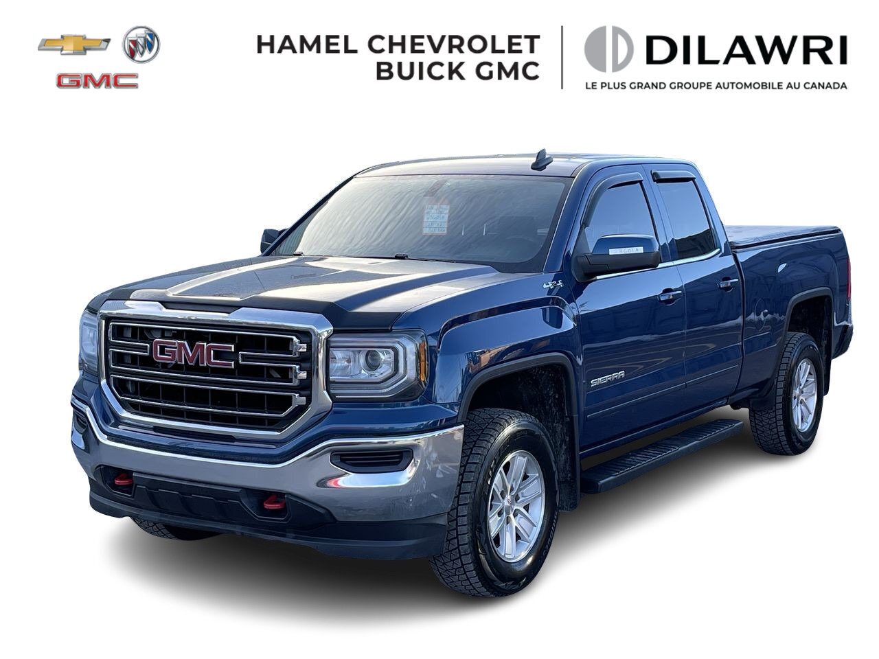 2016 GMC Sierra 1500 SLE AWD 4X4 DOUBLE CAB + 5.3L V8 + MARCHES-PIEDS +
