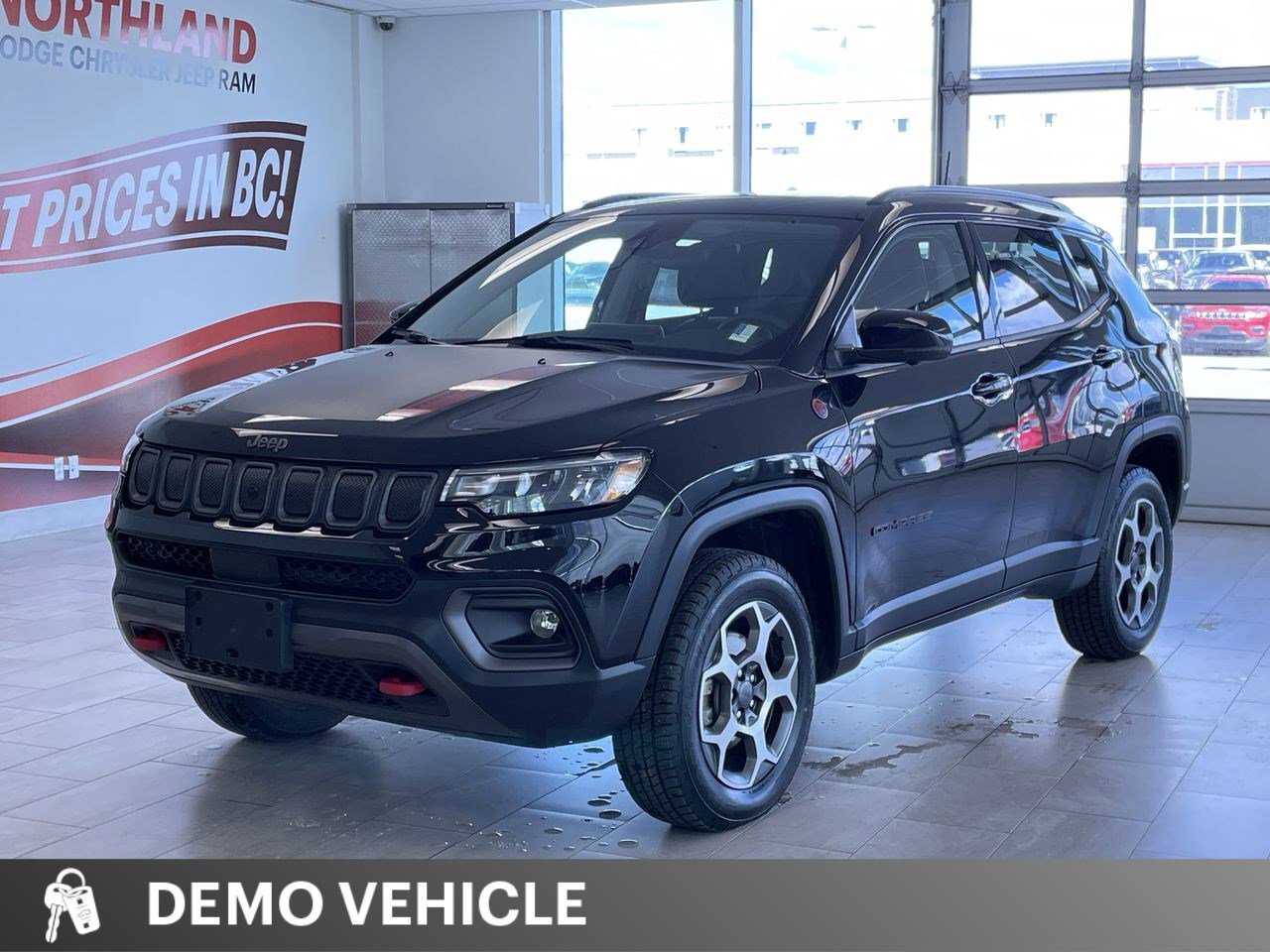 2022 Jeep Compass Trailhawk | 4X4 | Leather | Sunroof | NAV | Backup