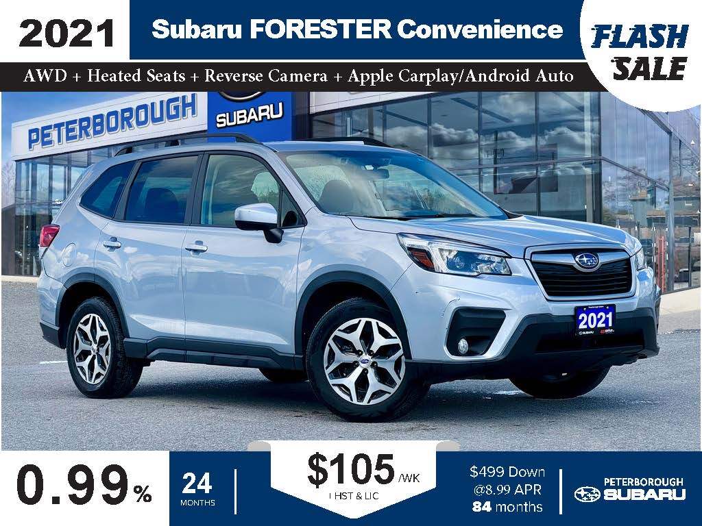 2021 Subaru Forester Convenience - CPO 3.99% FINANCING 