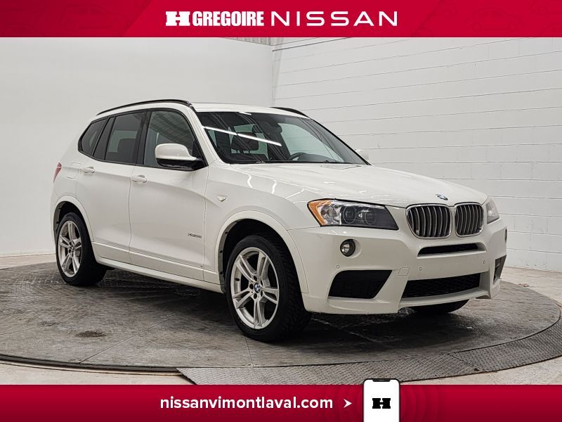 2013 BMW X3 x35i/AWD/CUIR/MAGS/BLTH/AUNCUN ACCIDENT!