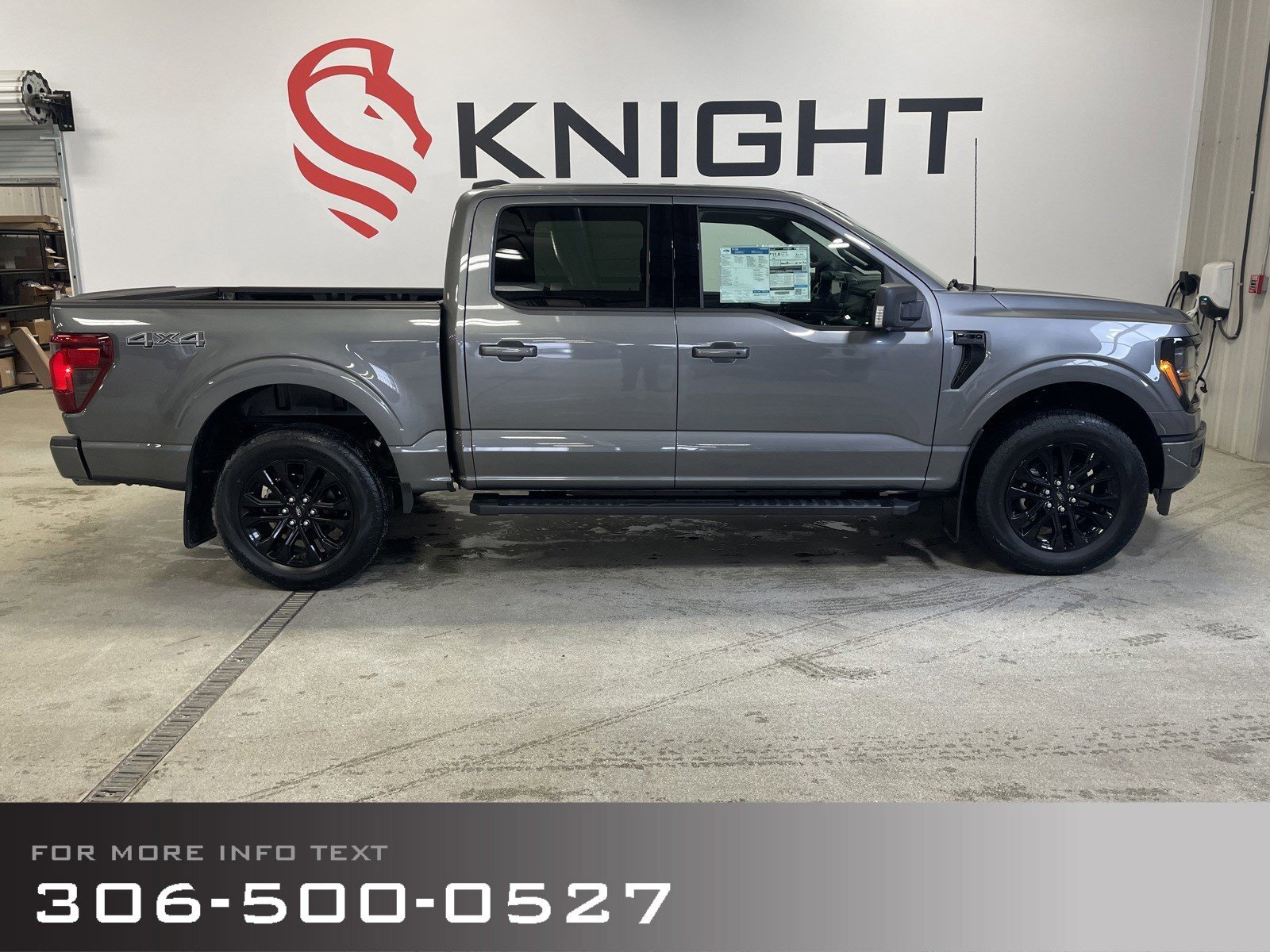 2024 Ford F-150 XLT with Black Appearance and Black Pack Leather S