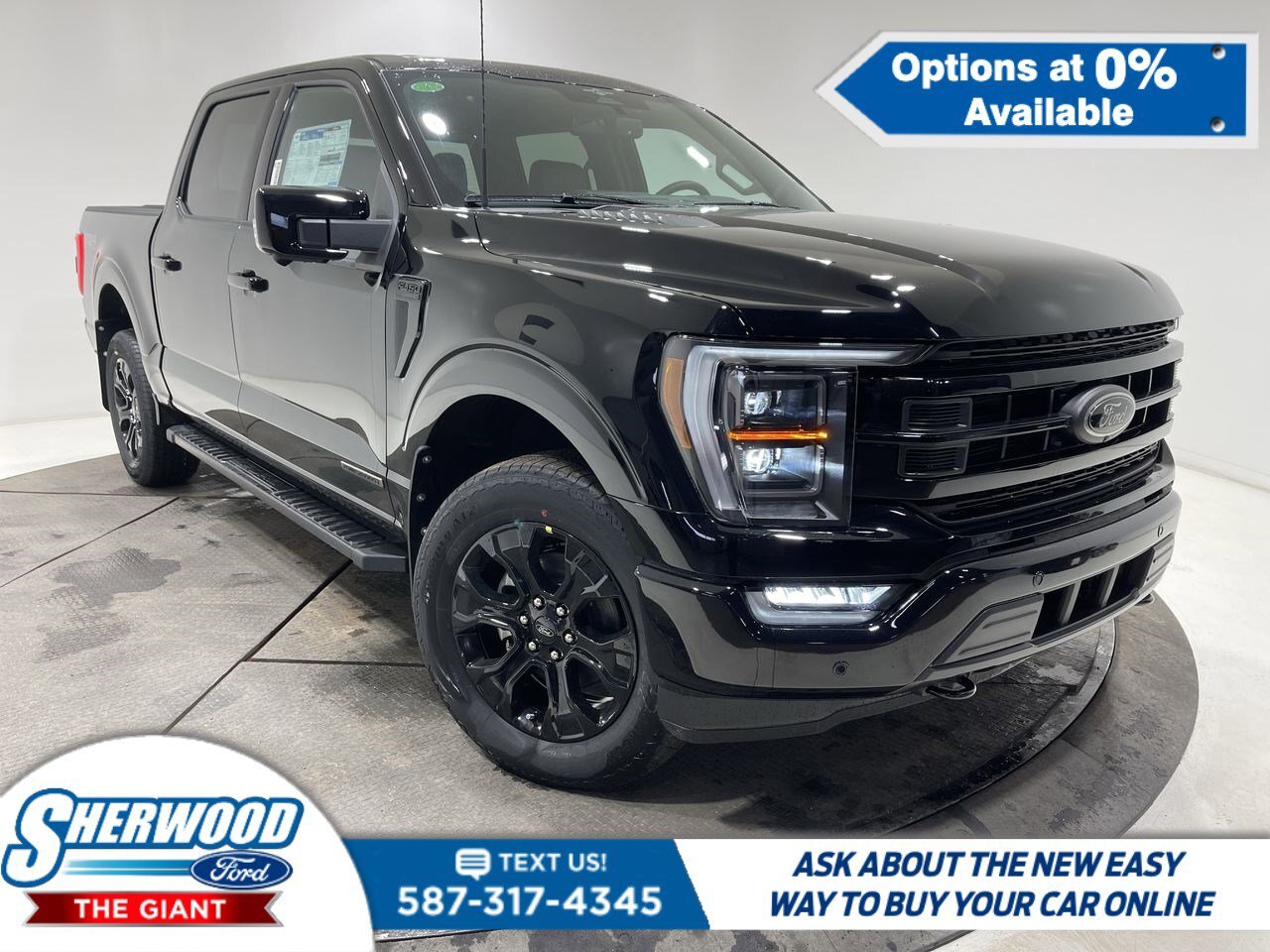 2023 Ford F-150 LARIAT - 502A - BLACK APPEARANCE - FX4 - 360 CAM