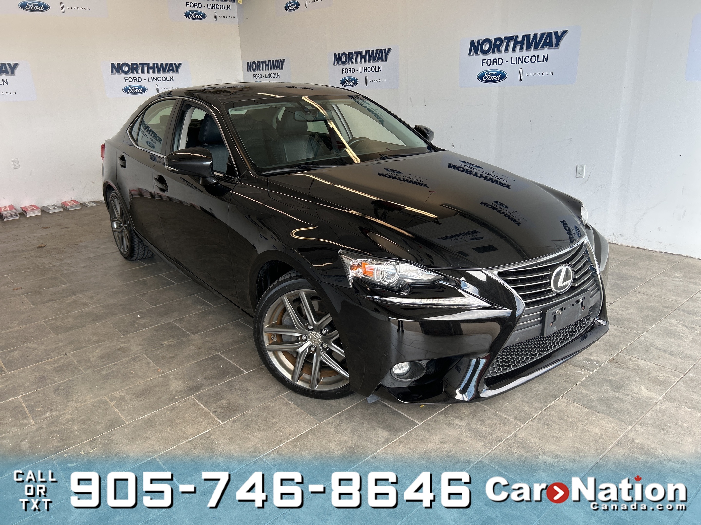 2016 Lexus IS 300 AWD | V6 |  LEATHER | SUNROOF | NAV | LOW KMS