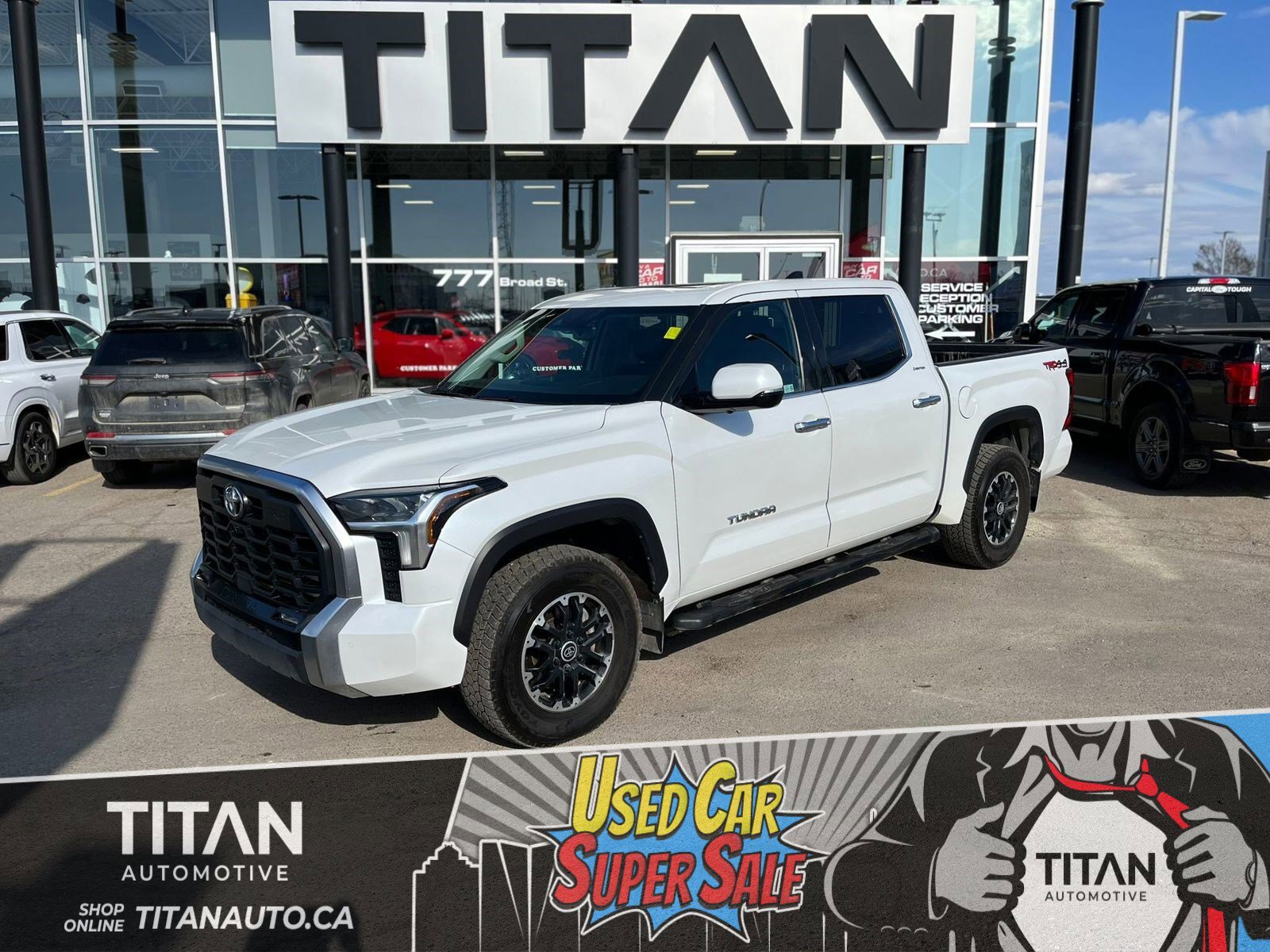 2022 Toyota Tundra 4x4 Crewmax Limited | 15in Display | 360 Cam | Pan