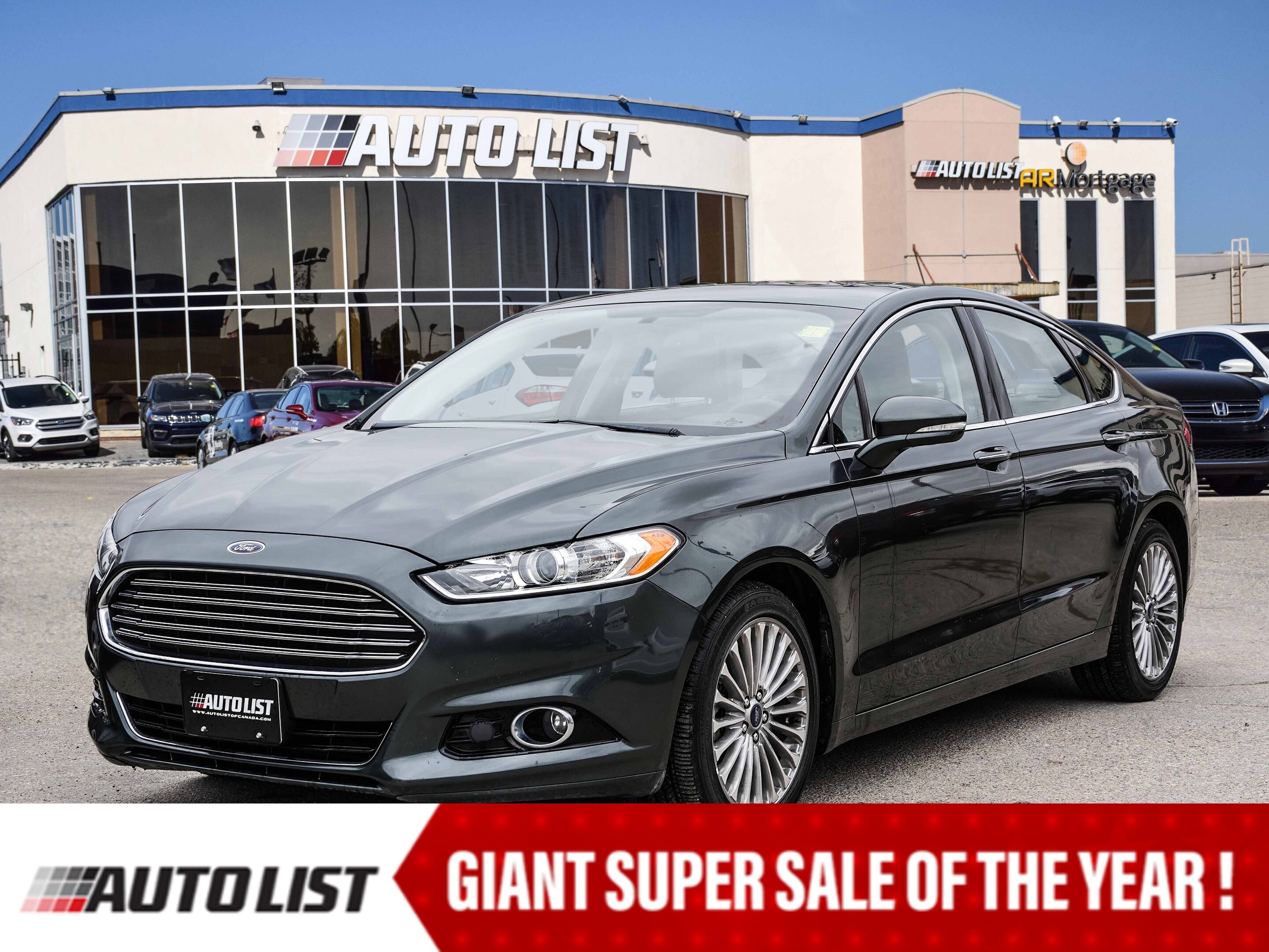 2015 Ford Fusion TITANIUM*AWD*HTD SEAT*LEATHER*SUNROOF*ONLY 15K KM*