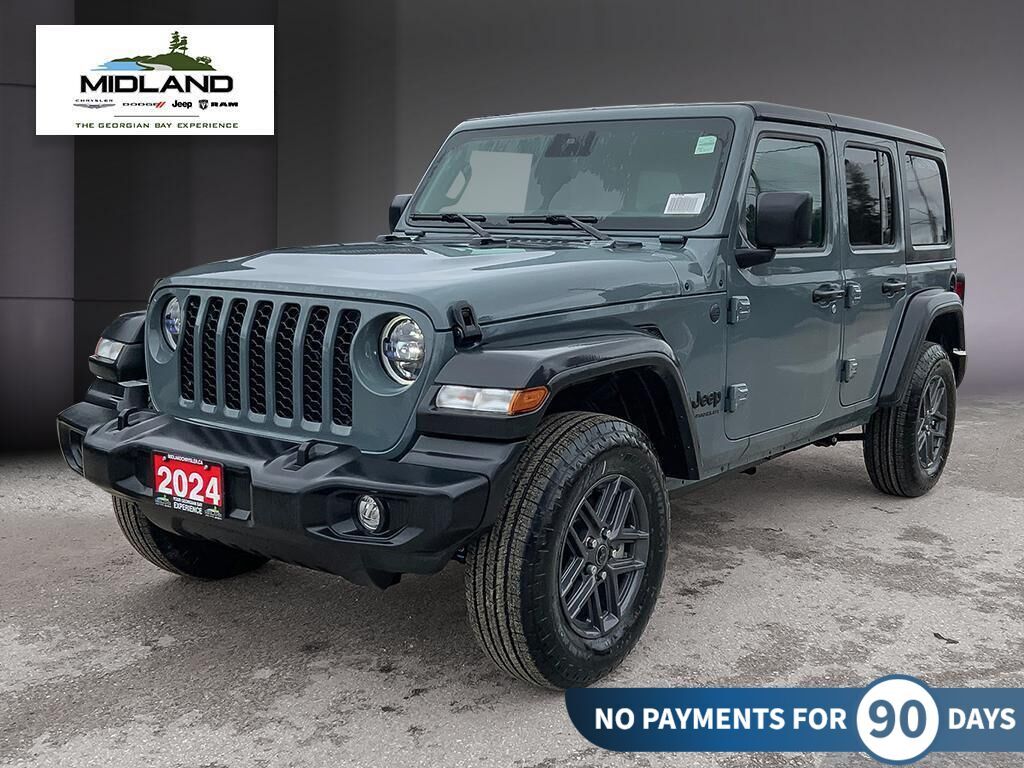 2024 Jeep Wrangler 4-Door Sport S-LED'S/Trailer Tow and HD Electrical