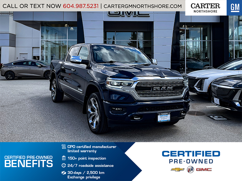 2022 Dodge Ram 1500 Limited/Navigation/Moonroof/Leather/Memory Seat