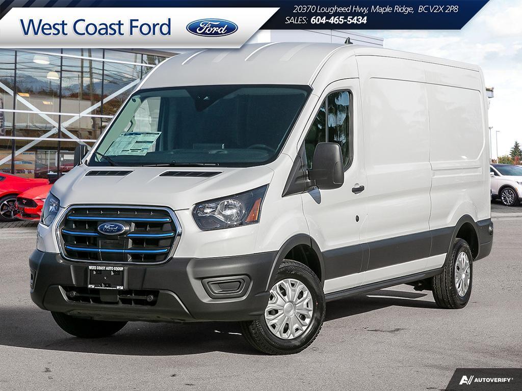 2023 Ford E-Transit Cargo Van Medium Roof Cargo Van - Reverse Camera & Sensing 