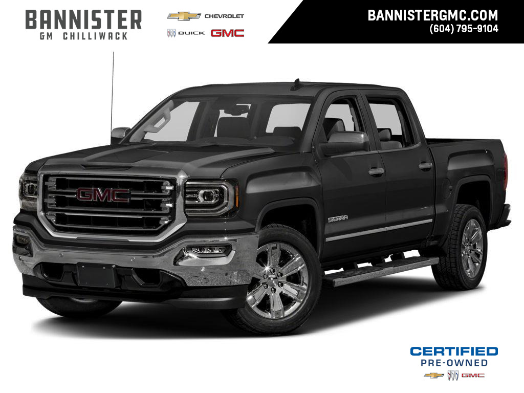 2018 GMC Sierra 1500 SLT CERTIFIED PRE-OWNED RATES AS LOW AS 4.99% O.A.