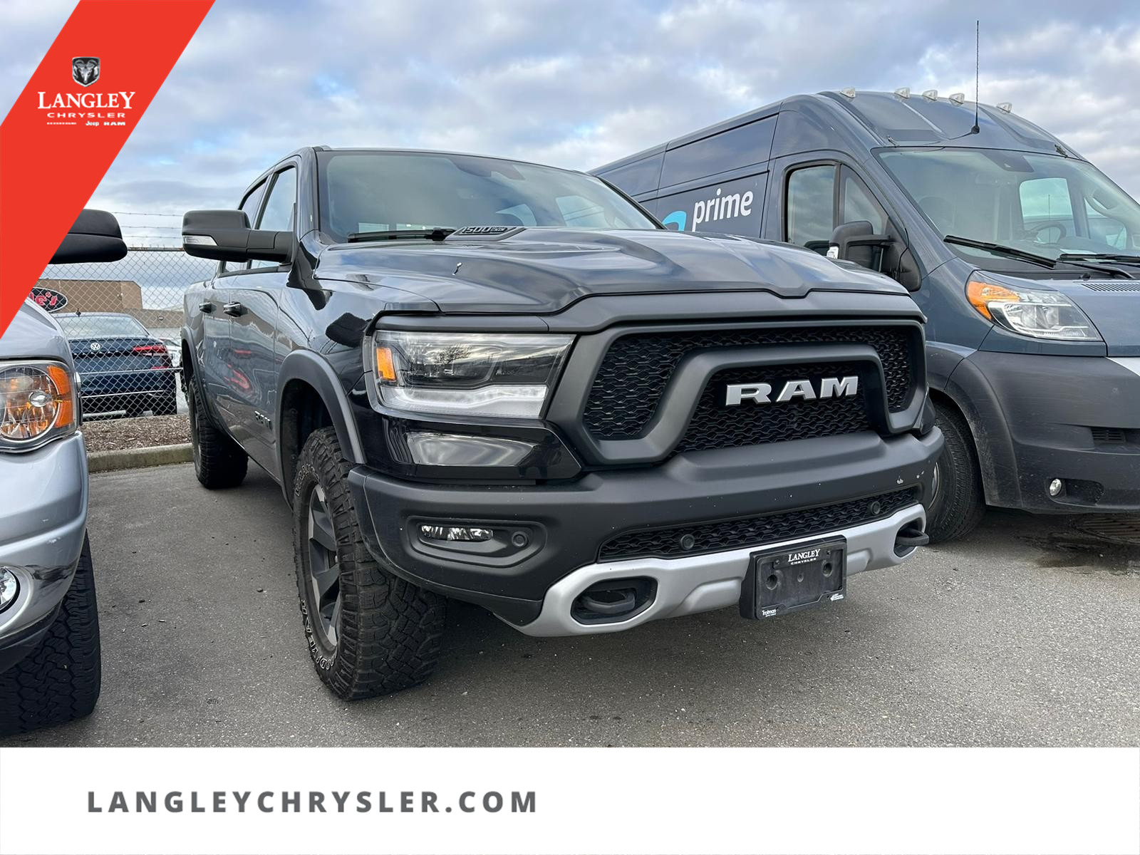 2022 Ram 1500 Rebel Leather | 12” Screen | Red Accented Interior