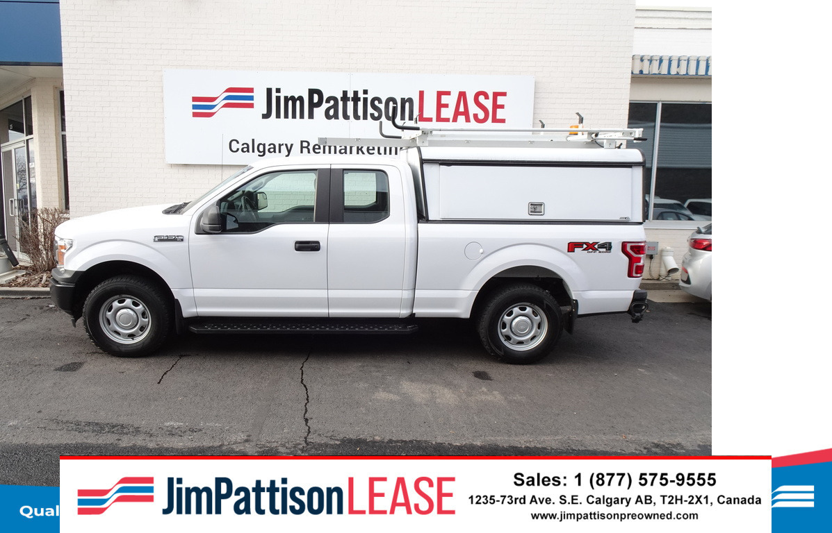 2019 Ford F-150 XL 4X4 Extended Cab w/Canopy & Ladder rack