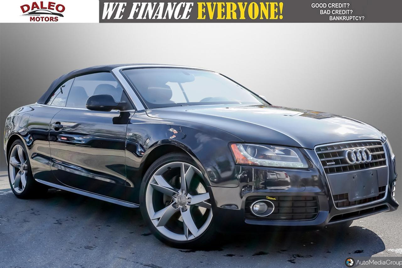2012 Audi A5 Cabriolet / CONVERTIBLE /AWD/ H. SEATS