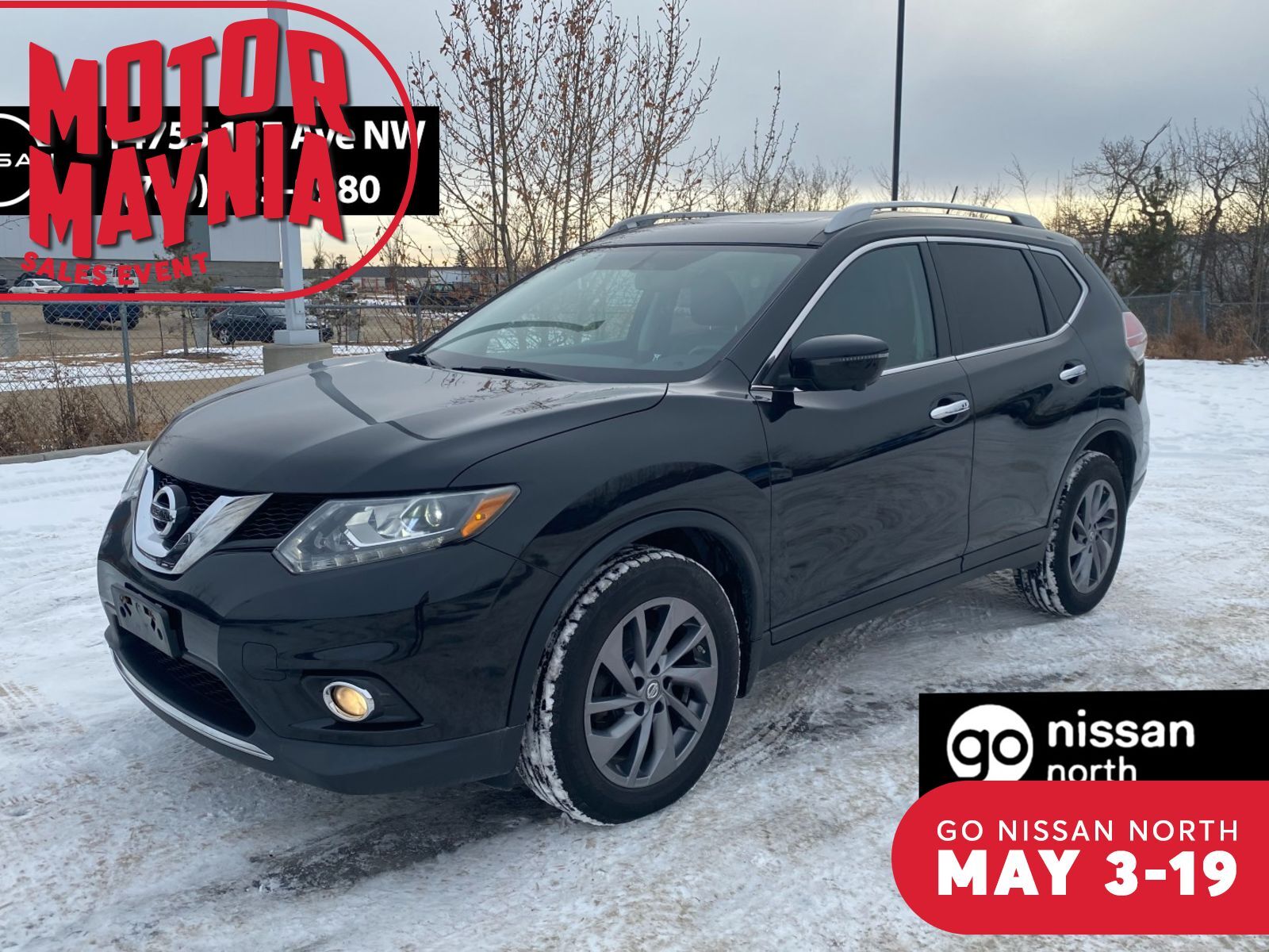 2016 Nissan Rogue SL/AWD/LEATHER/PANO ROOF