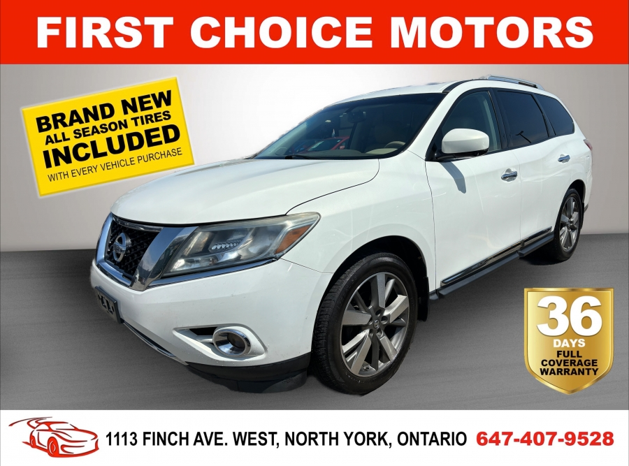 2013 Nissan Pathfinder PLATINUM ~AUTOMATIC, FULLY CERTIFIED WITH WARRANTY