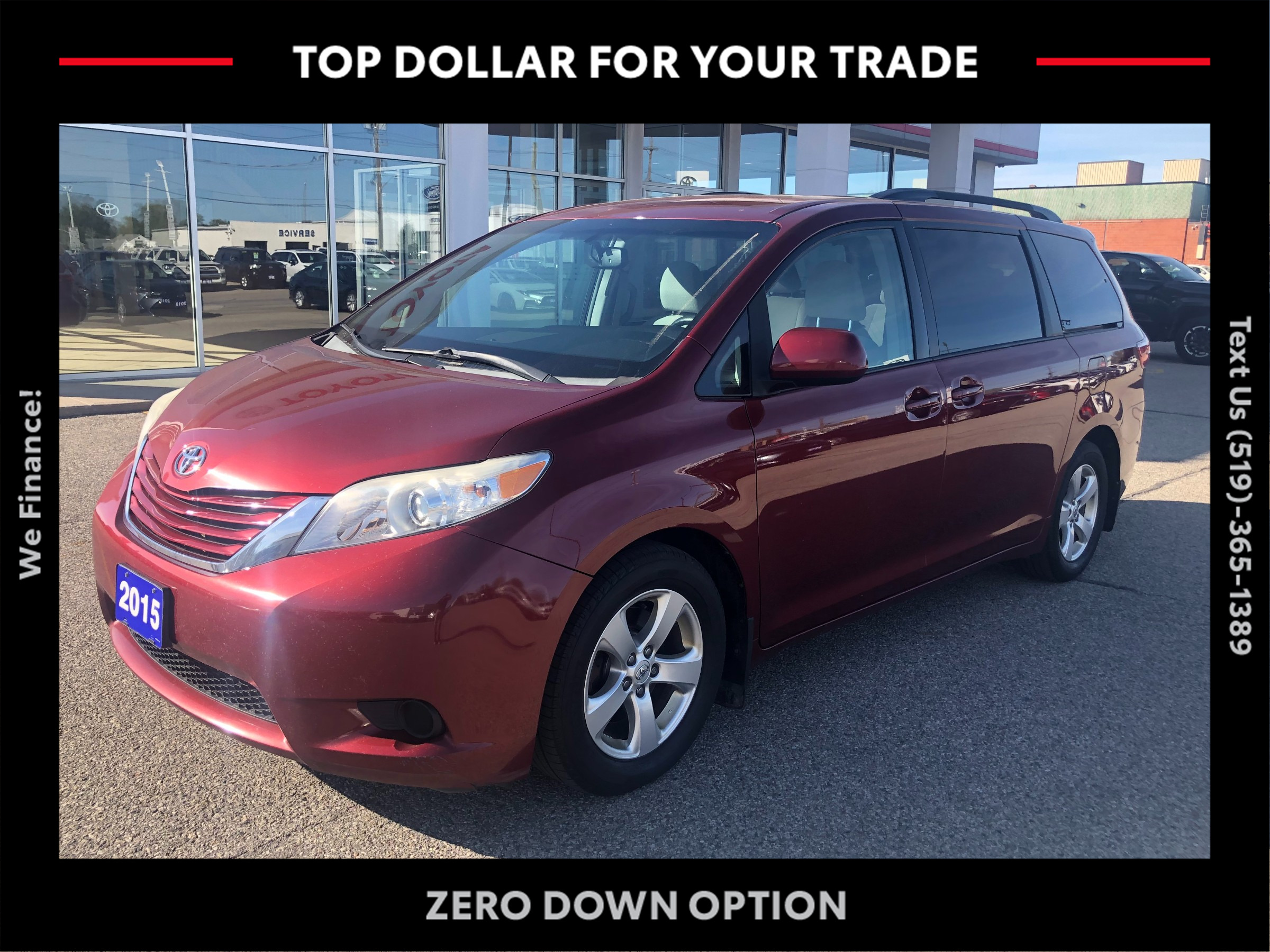 2015 Toyota Sienna LE EDITION--NEW TIRES--8 PASS