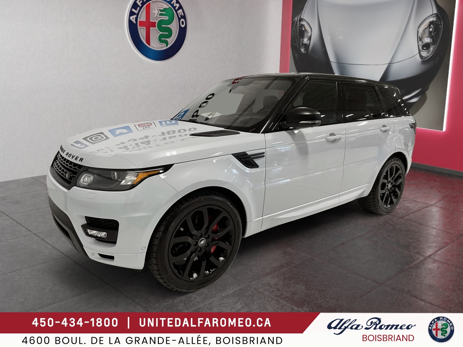 2016 Land Rover Range Rover Sport 4WD V8 SUPERCHARGED,DYNAMIC,BAS MILLAGE