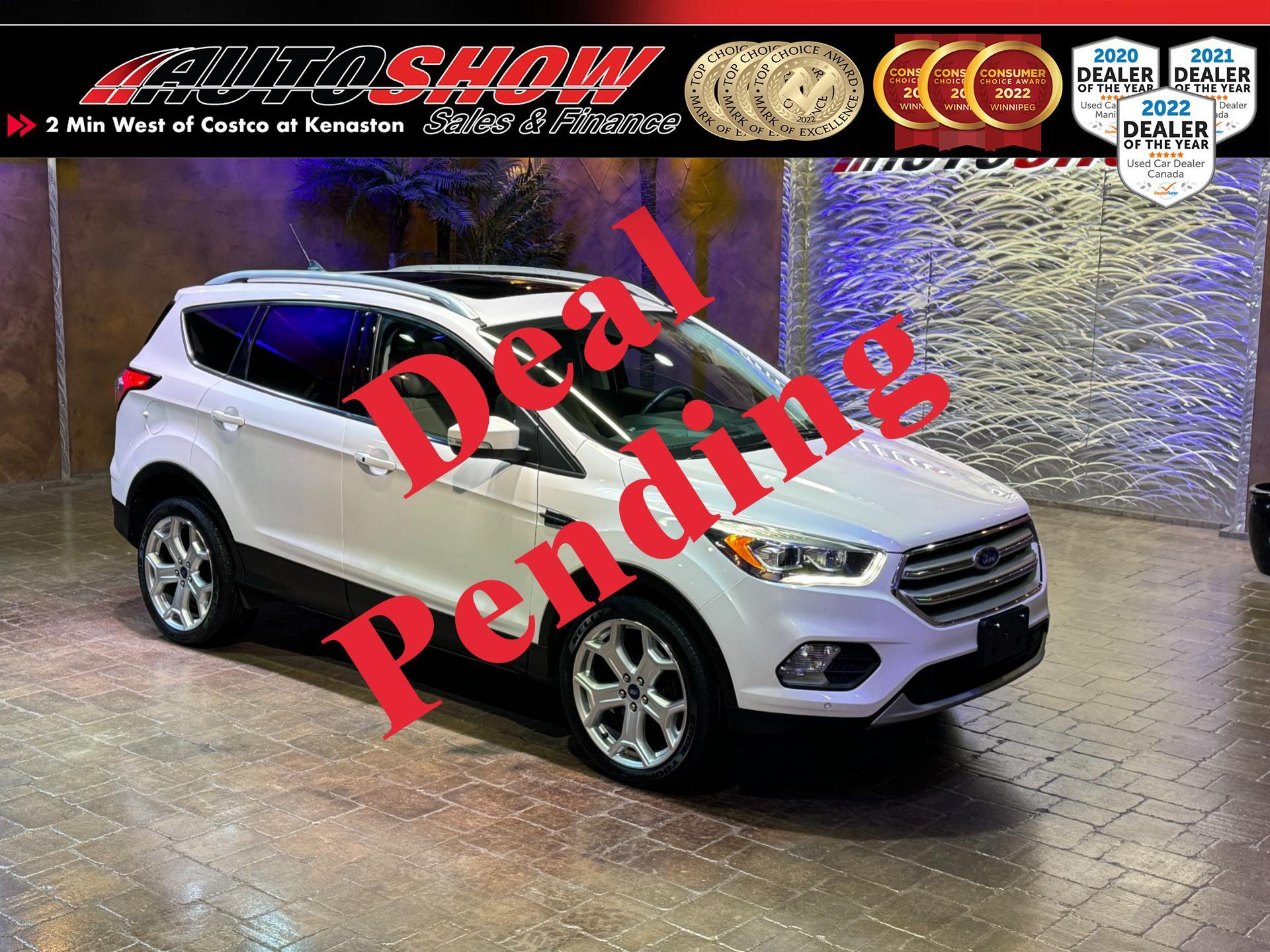 2018 Ford Escape Titanium 4WD - Pano Roof, Nav, Self Parking, Htd L