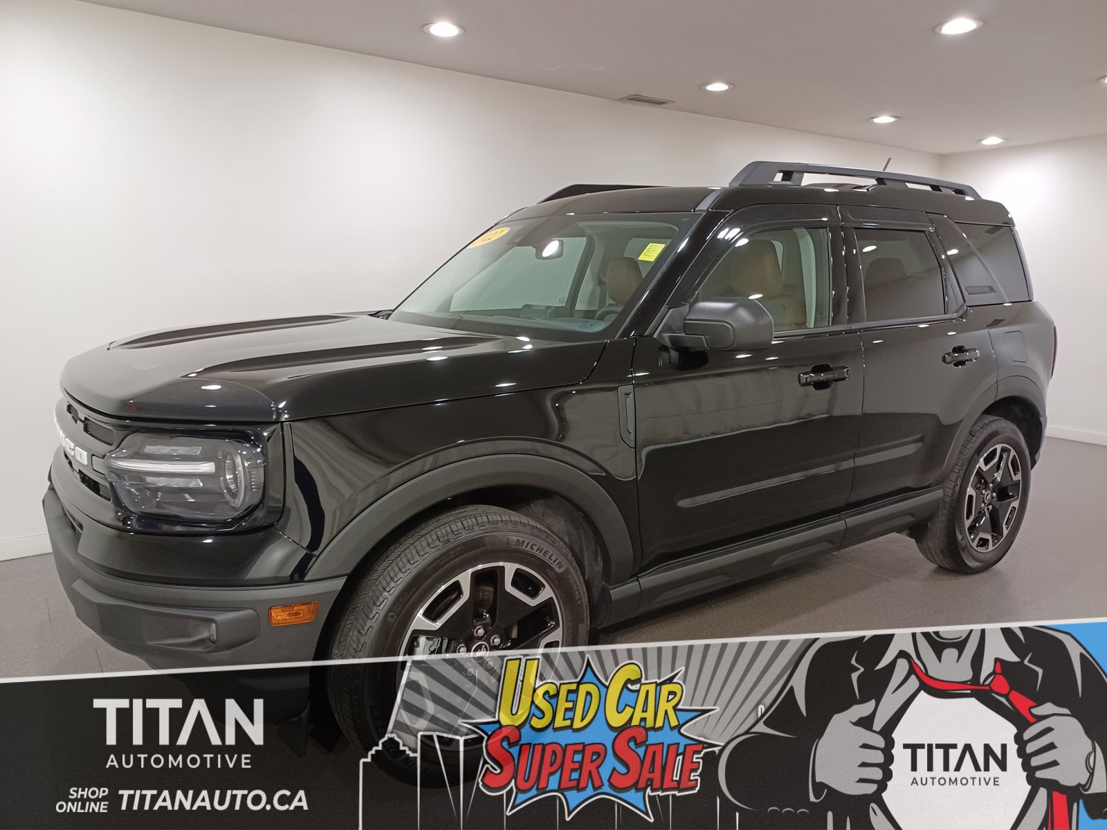 2022 Ford Bronco Sport Outer Banks 4x4 | Two Tone Htd Leather | Wireless 