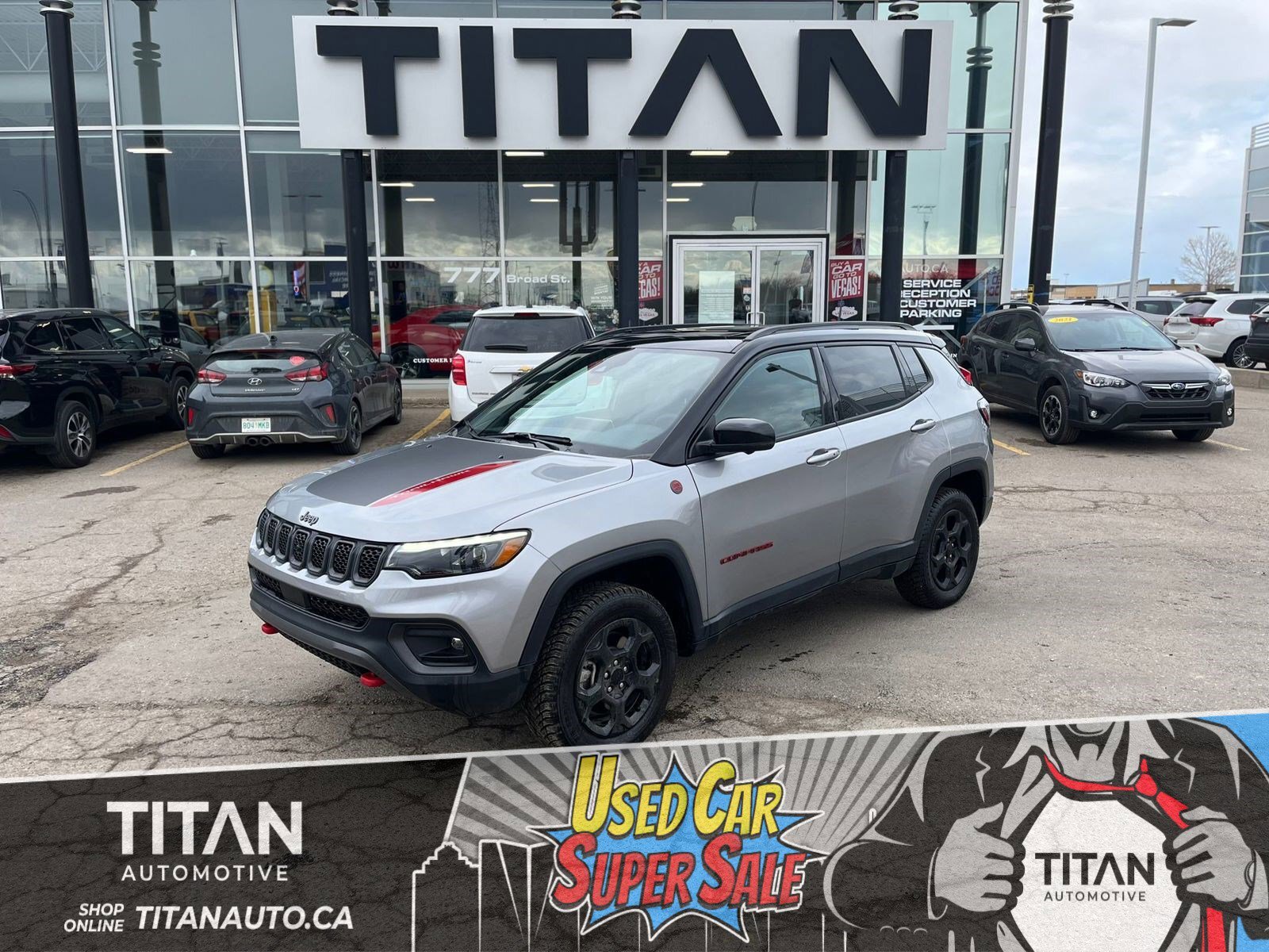2023 Jeep Compass Trailhawk Elite 4x4 | Adaptive Cruise | Heads Up D