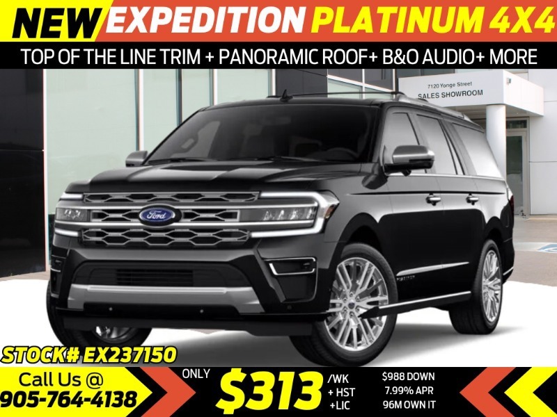 2023 Ford Expedition Platinum MAX - TOP OF THE LINE TRIM  HEAVY DUTY TR