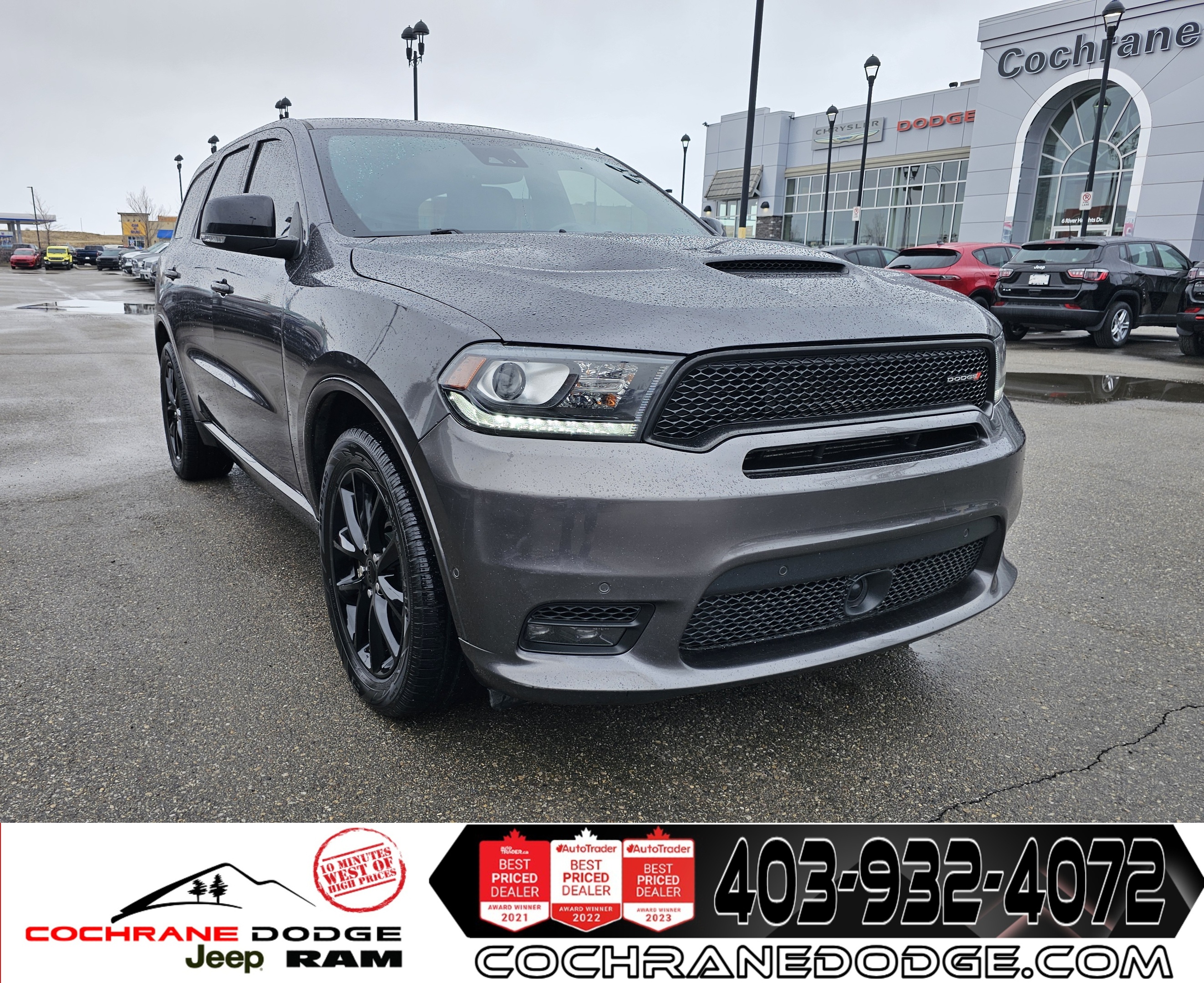 2018 Dodge Durango R-T AWD, Sunroof and Tow!