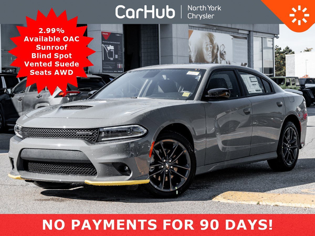 2023 Dodge Charger GT AWD Plus Grp Sunroof Vented Seats Blacktop Pkg 