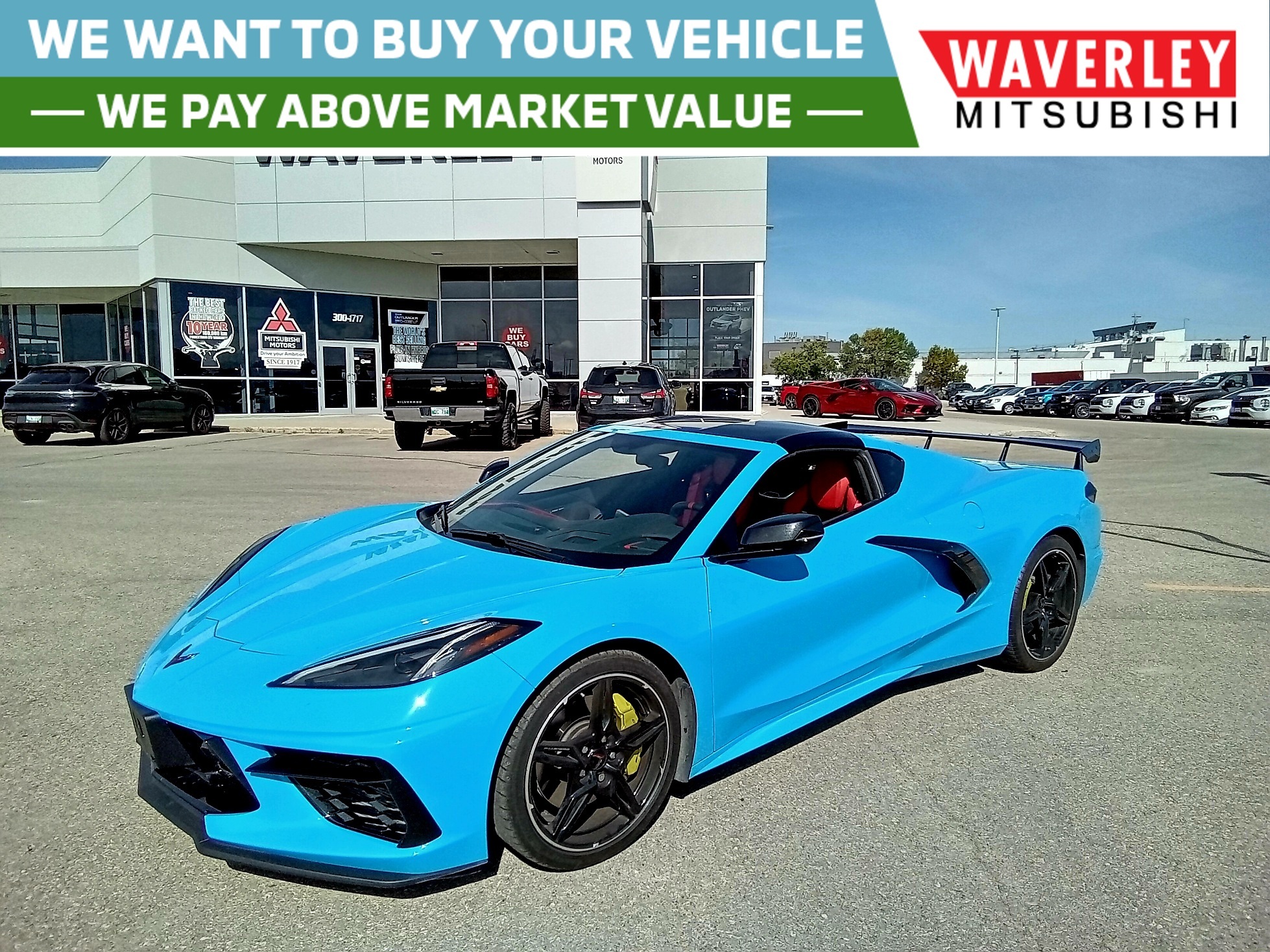 2020 Chevrolet Corvette 2LT | Heads Up Display | Red leather | AWE Exhaust