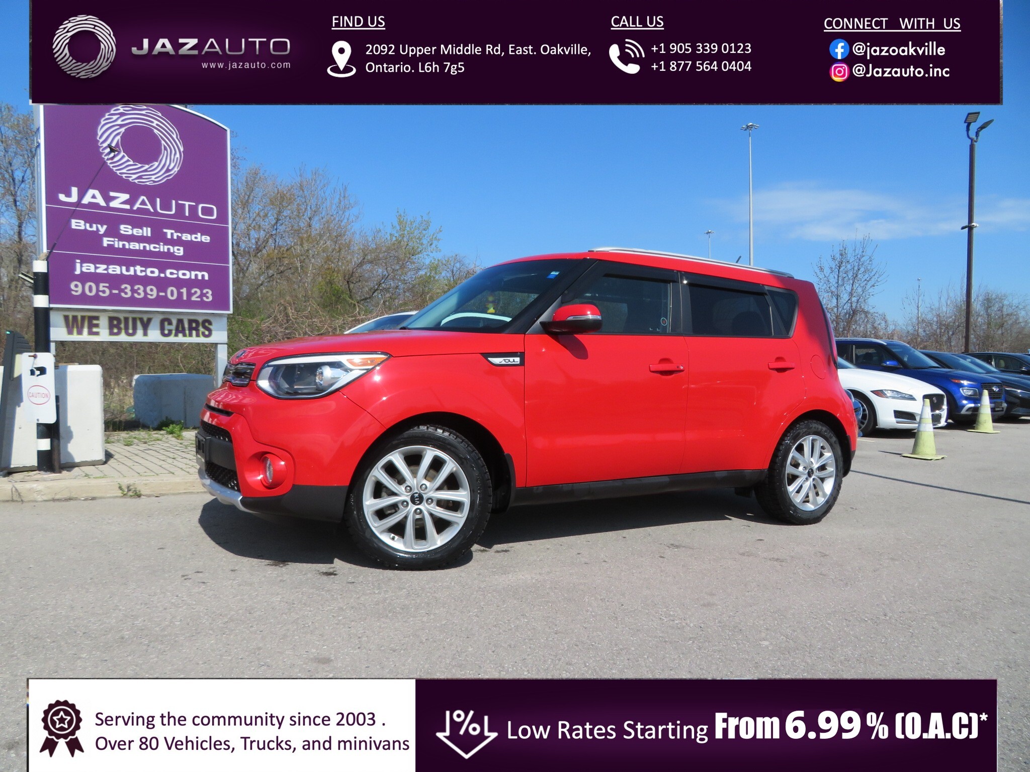 2018 Kia Soul EX + VERY LOW MILEAGE COMES WITH SAFETY INCLUDED