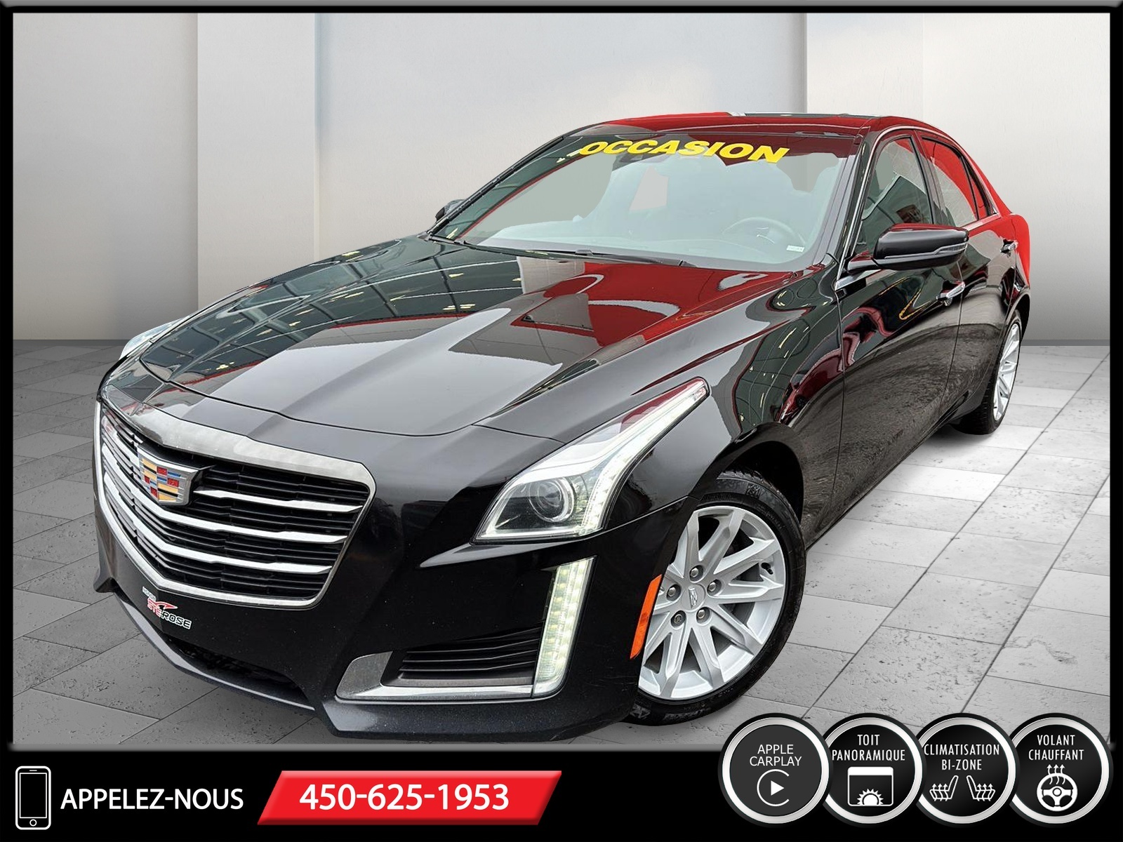 2017 Cadillac CTS Luxury V6 AWD Cuir et toit ouvrant !