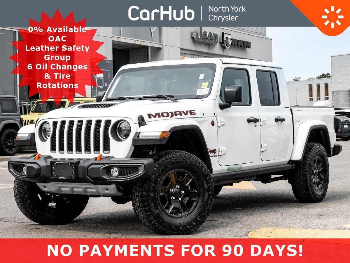2023 Jeep Gladiator Mojave 4x4 LEDs Dual Top Heated Leather Tow Pkg 3-