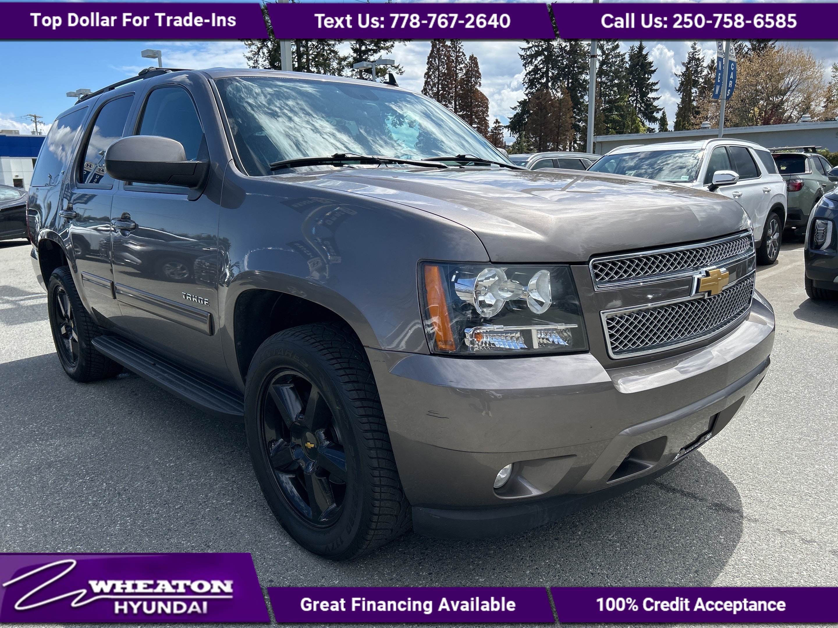 2011 Chevrolet Tahoe LT, Trade in, Leather, Heated Seats, Sunroof, DVD,