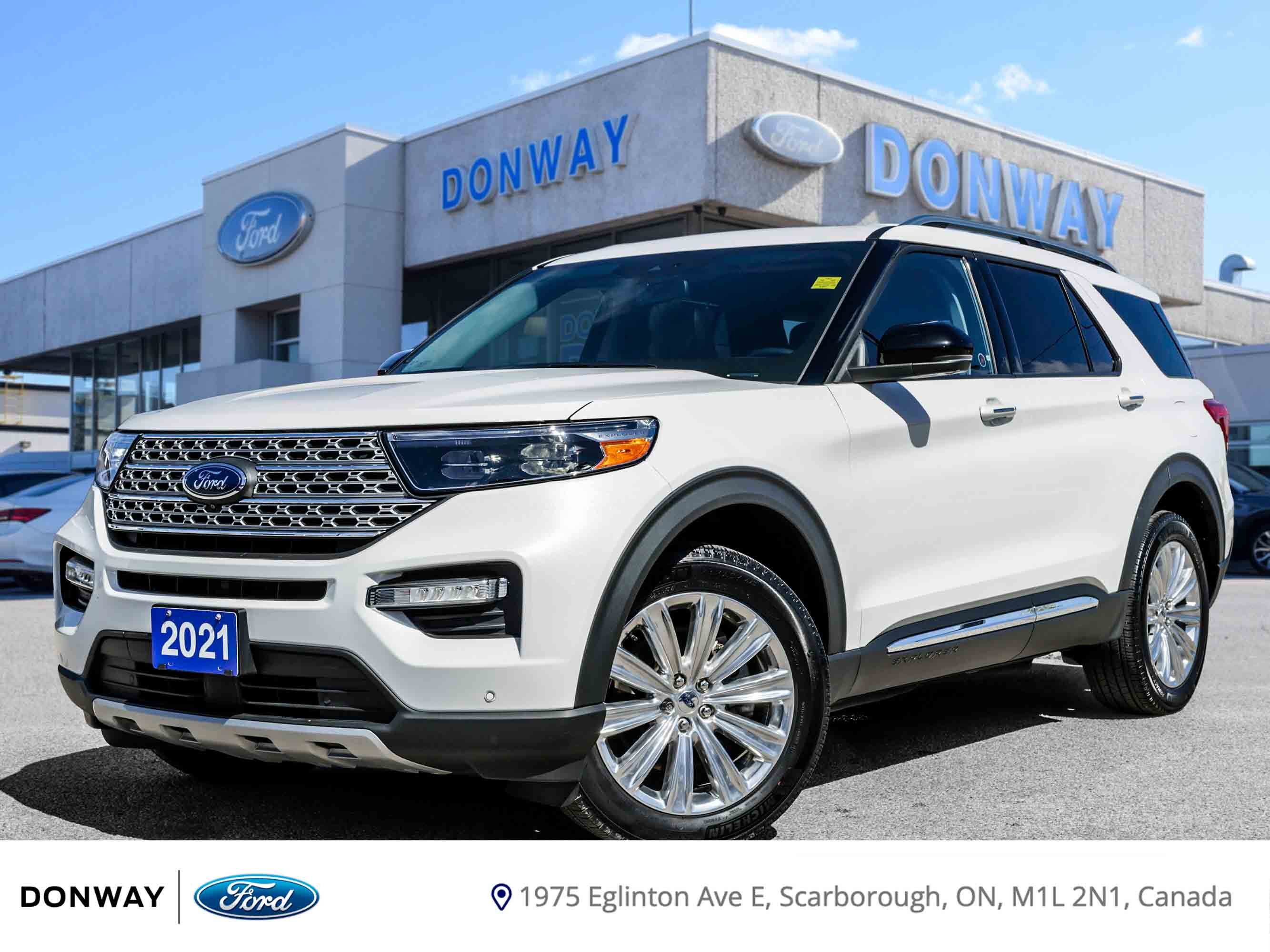 2021 Ford Explorer LIMITED|HYBRID!|AWD|7-PSNGR|PANOROOF|301A
