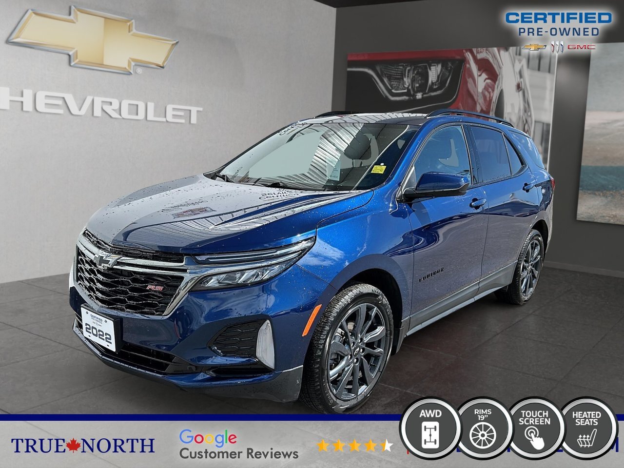 2022 Chevrolet Equinox RS Like new Equinox Certified Pre owned