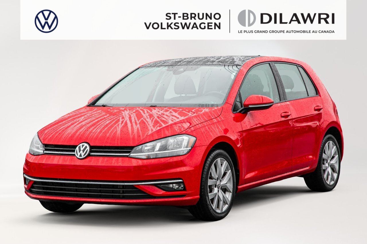 2021 Volkswagen Golf Highline | Toit pano | Cuir | Apple Carplay One ow
