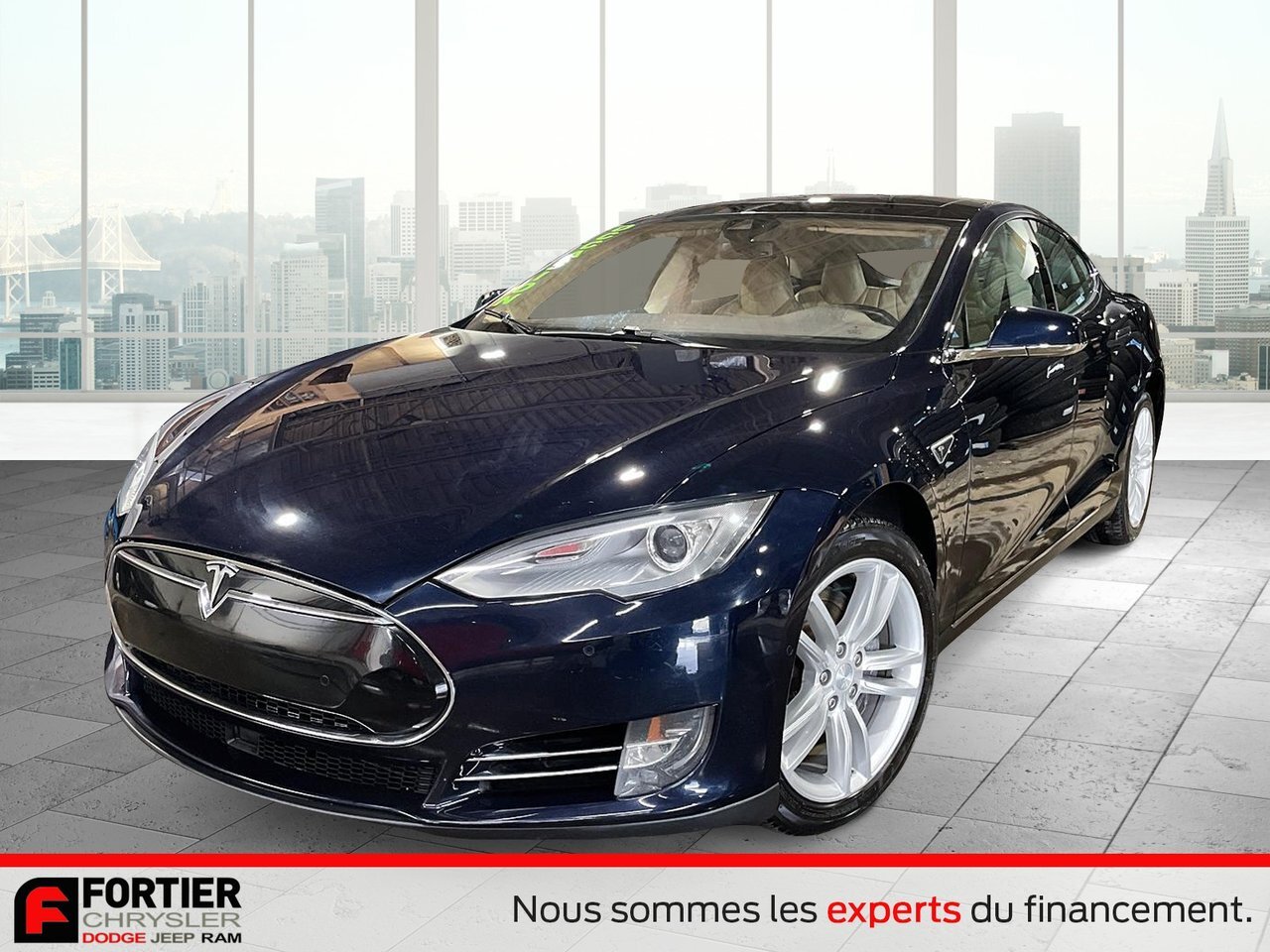 2015 Tesla Model S 85D LEATHER + GPS +BLUETOOTH+PANORAMIQUE SUNROOF /