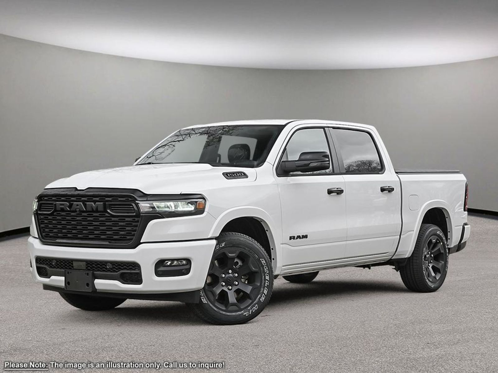 2025 Ram 1500 BIG HORN IN BRIGHT WHITE EQUIPPED WITH A 3.0L TWIN