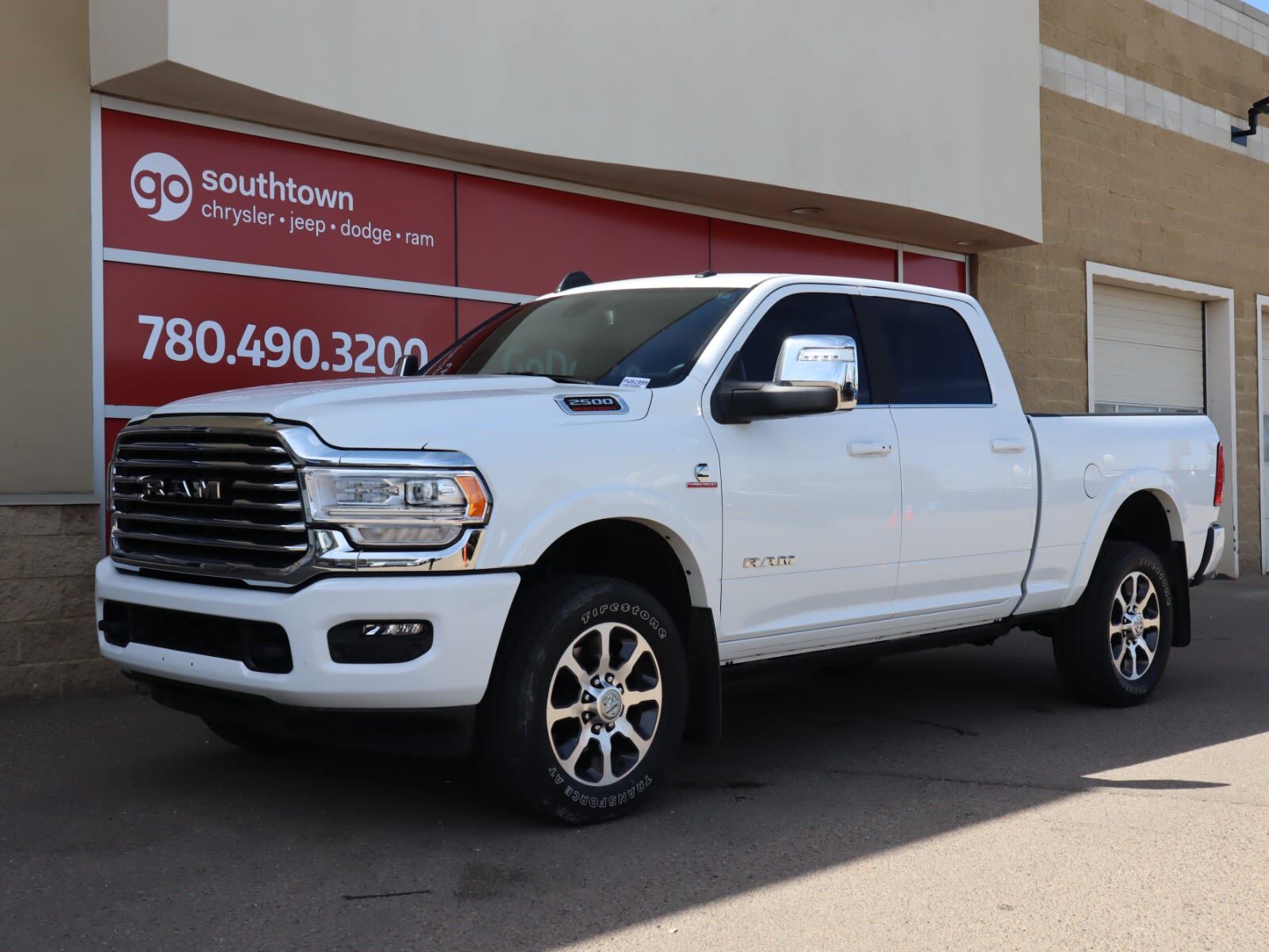 2023 Ram 2500 LIMITED LONGHORN IN BRIGHT WHITE EQUIPPED WITH A 6