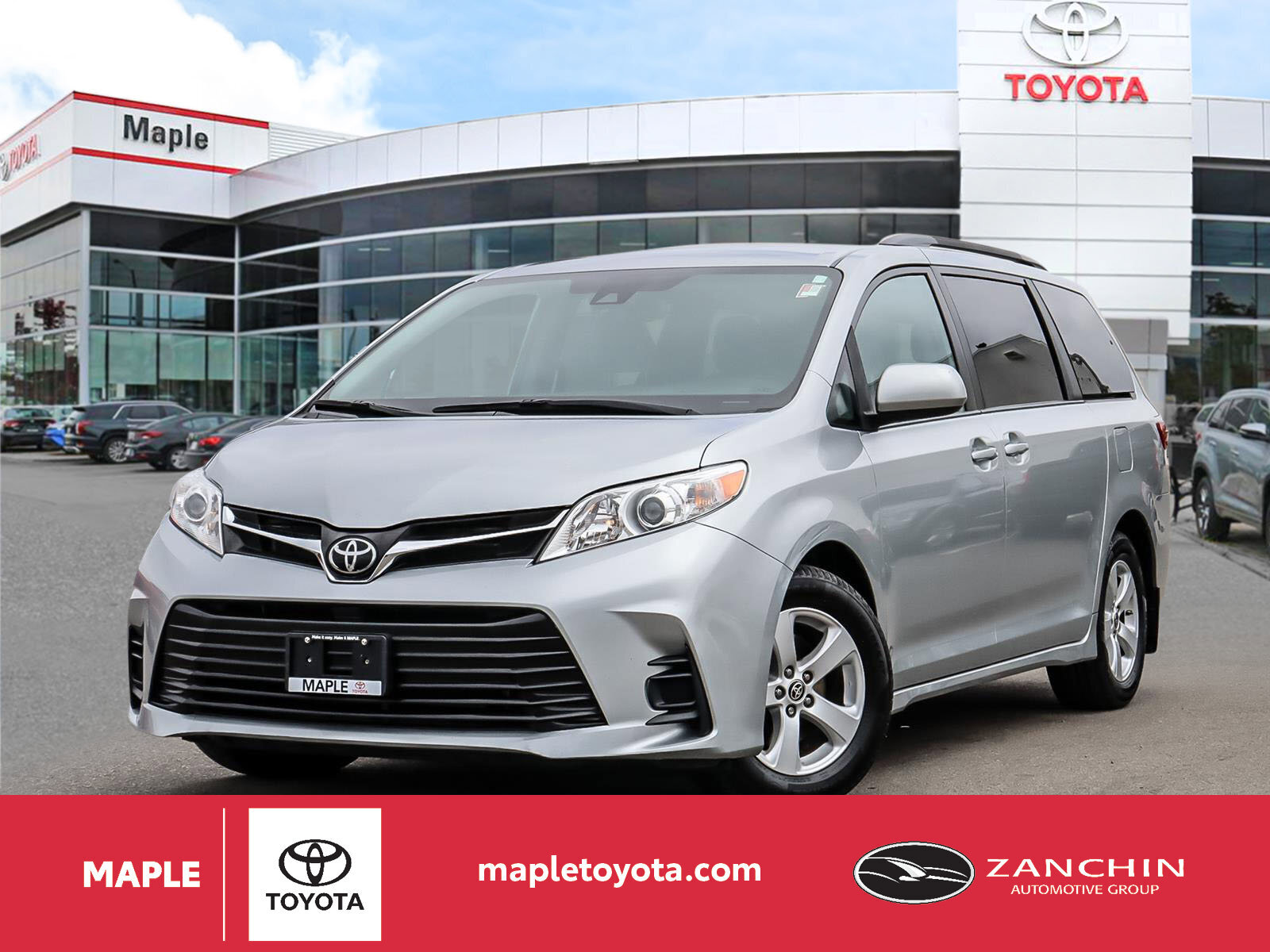2020 Toyota Sienna 8Passenger/LE/ONE OWNER/CLEAN CARFAX/APPLE CARPLAY