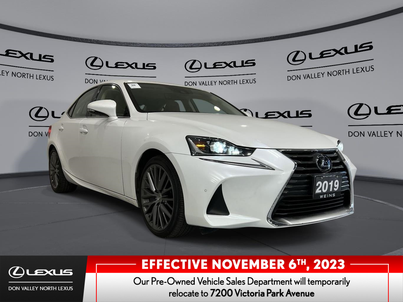 2019 Lexus IS 300 LUXURY PKG-NAVIGATION-HEATED AND VENTED SEATS
