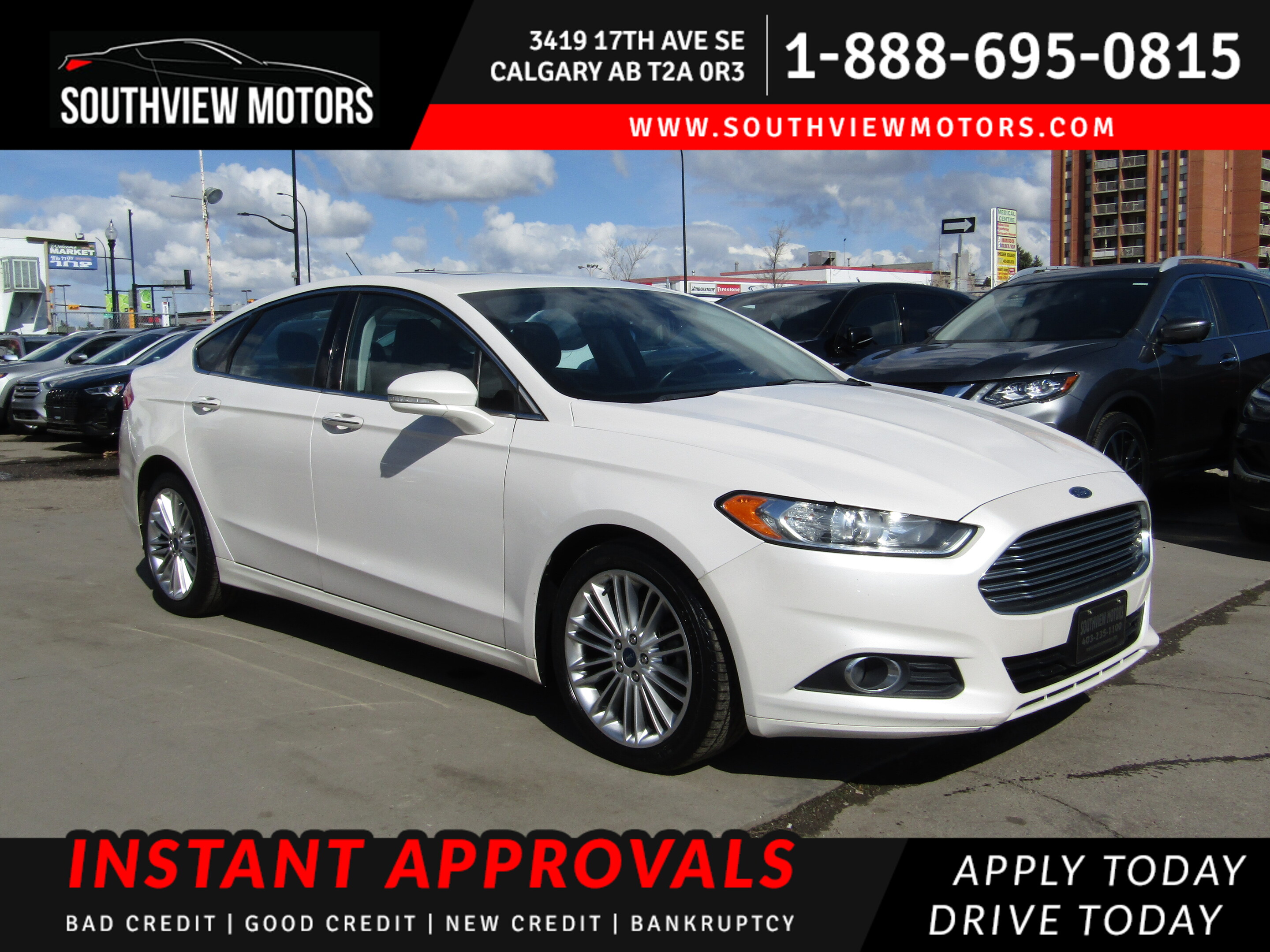 2016 Ford Fusion SE AWD 2.0L ECO-BOOST B.CAM/NAV/LEATHER/S.ROOF