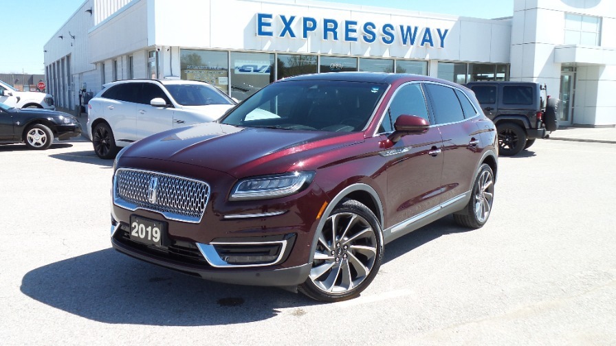 2019 Lincoln Nautilus Reserve - OVER $6500 IN OPTIONS, TECH PACK, 22-WAY