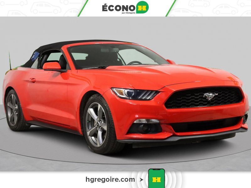 2016 Ford Mustang V6 AUTO A. CUIR TOIT MAGS CAM RECUL BLUETOOTH 