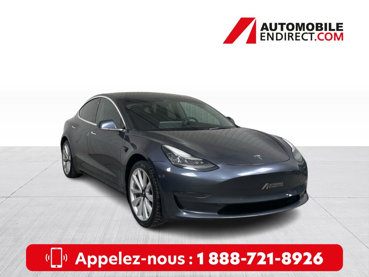 2020 Tesla Model 3 Standard Range Plus Cuir Toit vitré Mags 1p'' GPS