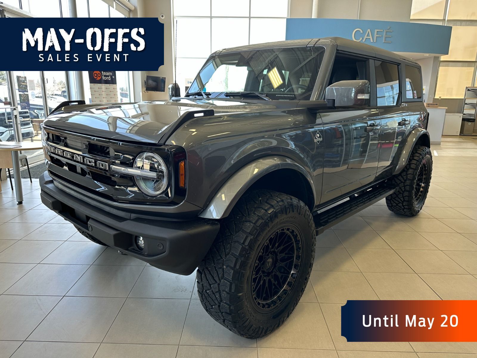2024 Ford Bronco 2.3L ECOBOOST ENG, OUTER BANKS, HARD TOP, HIGH/LUX