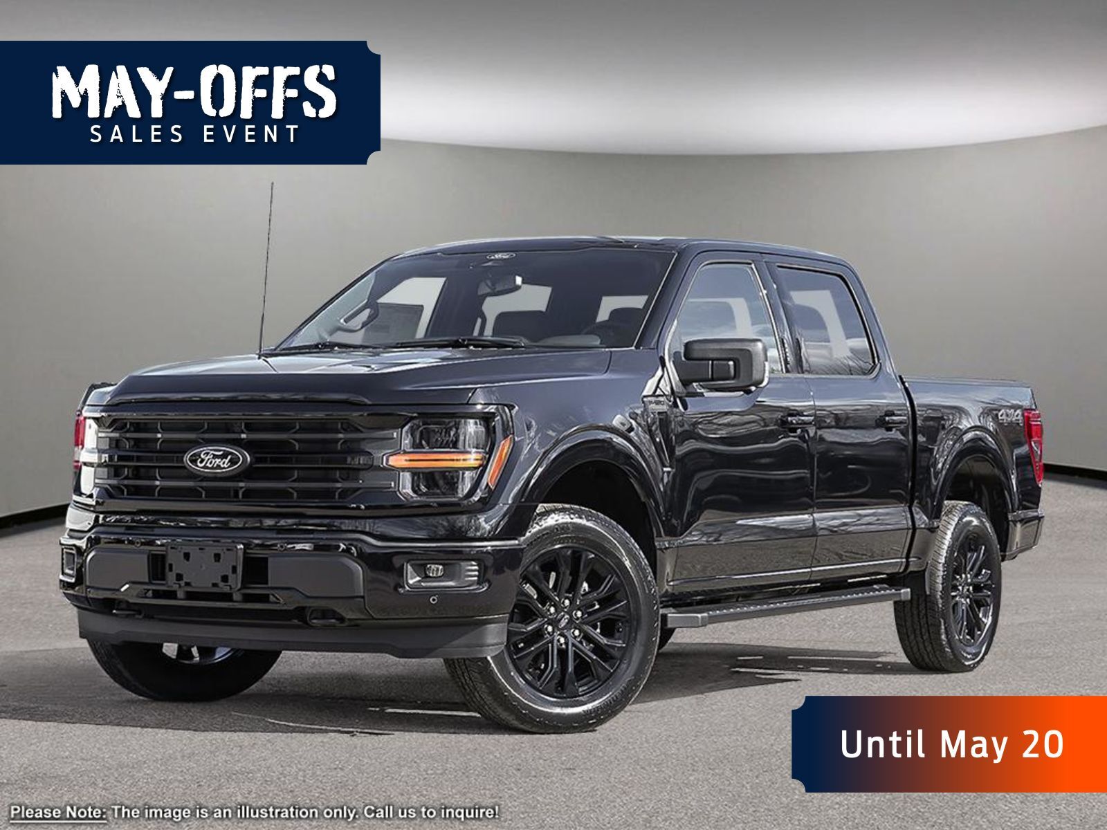 2024 Ford F-150 302A XLT, 2.7L ECOBOOST, BLACK APPEARANCE PACKAGE,