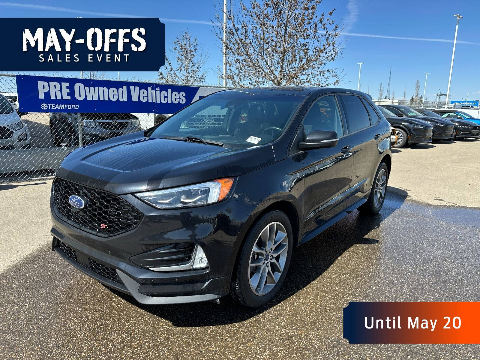2020 Ford Edge 2.7L V6 ENG, ST, PANORAMIC ROOF, HEATED/COOLED SEA