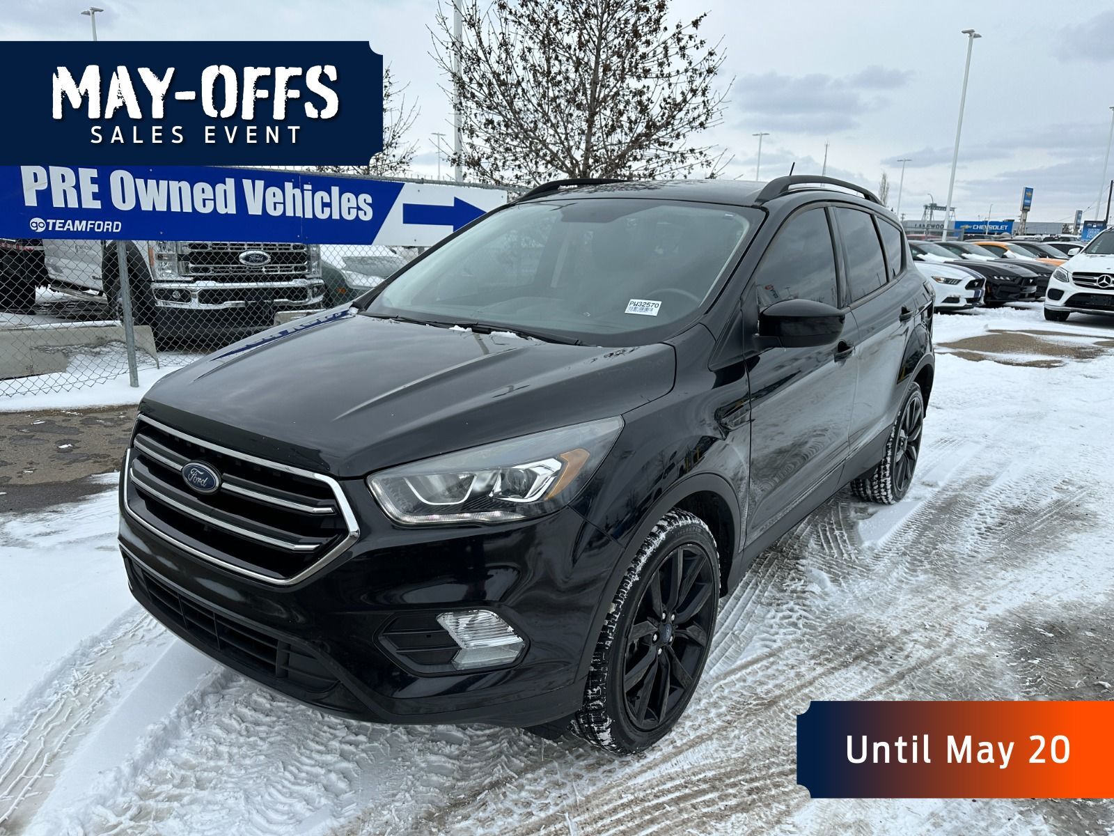 2018 Ford Escape SE - AWD, 1.6L, POWER OPTIONS, CLOTH SEATS AND MUC